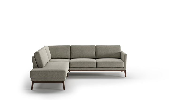 Luonto Viola L-Shaped Fabric Sectional Sofa