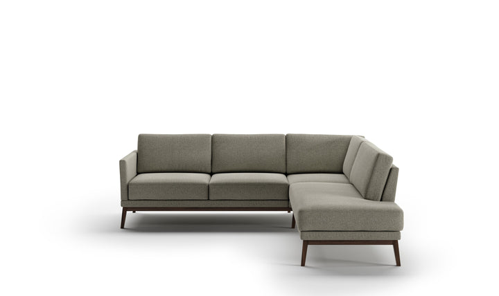 Luonto Viola L-Shaped Fabric Sectional Sofa