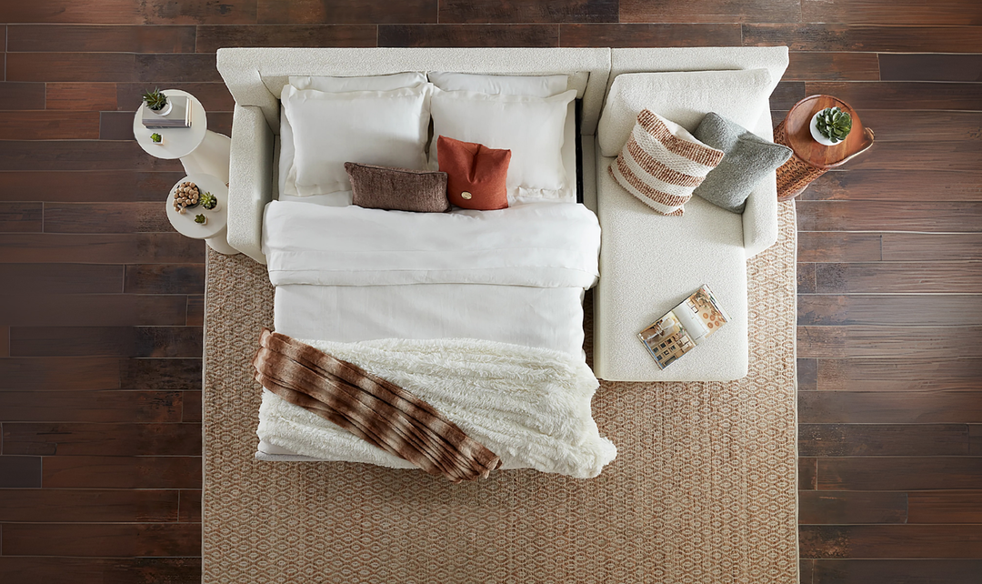 American Leather Lyons Comfort Sleeper With Track Arms-Jennifer Furniture