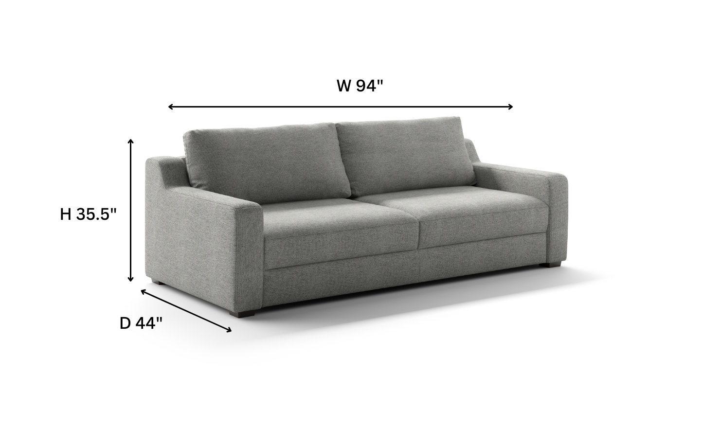 Luonto Meri Queen Queen Sleeper Sofa - Thumbnail 4