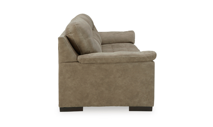 Maderla 3-Seater Leather Sofa With Pillow Top Arms