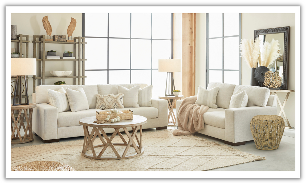 Modern Heritage Maggie Fabric Living Room Sets (2 Pieces / 3 Pieces)
