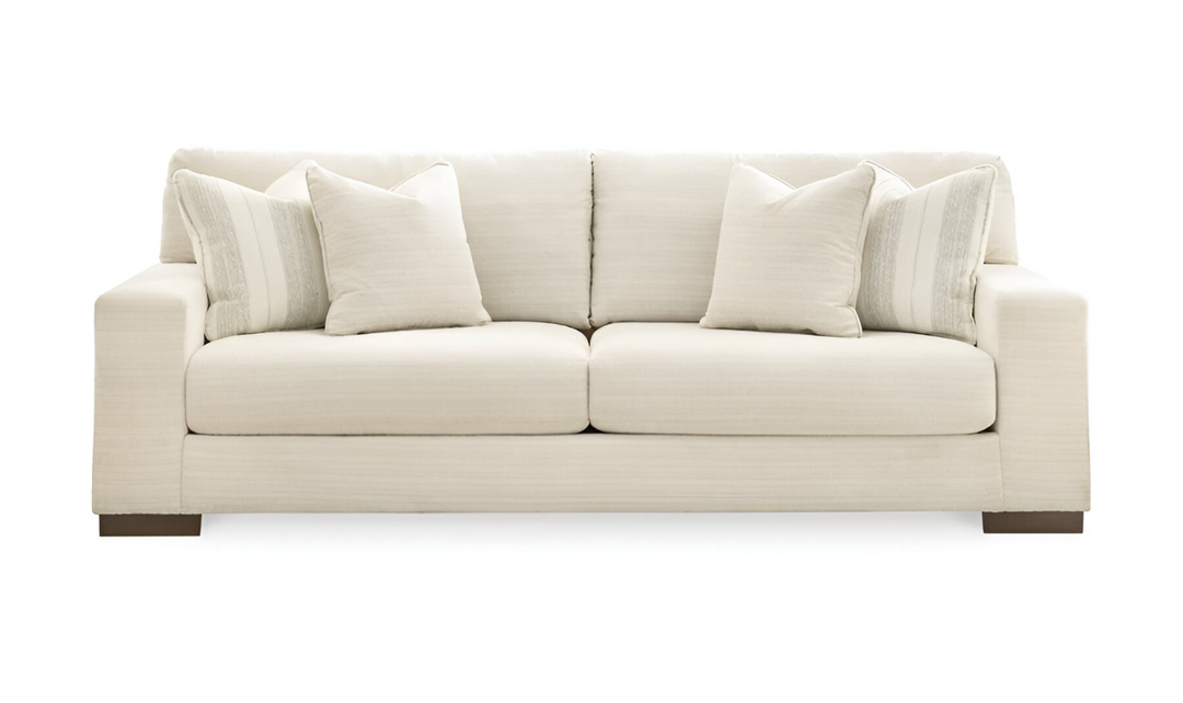 Maggie Polyester Sofa with Reversible Cushions