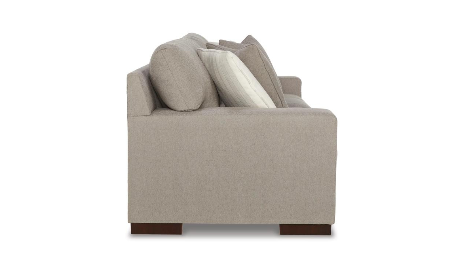 Modern Heritage Maggie Polyester Fabric Sofa with Reversible Cushions