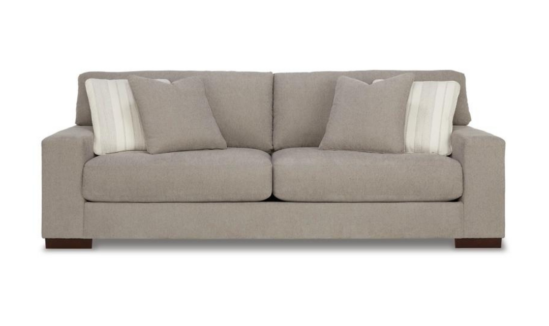 Maggie Polyester Sofa with Reversible Cushions