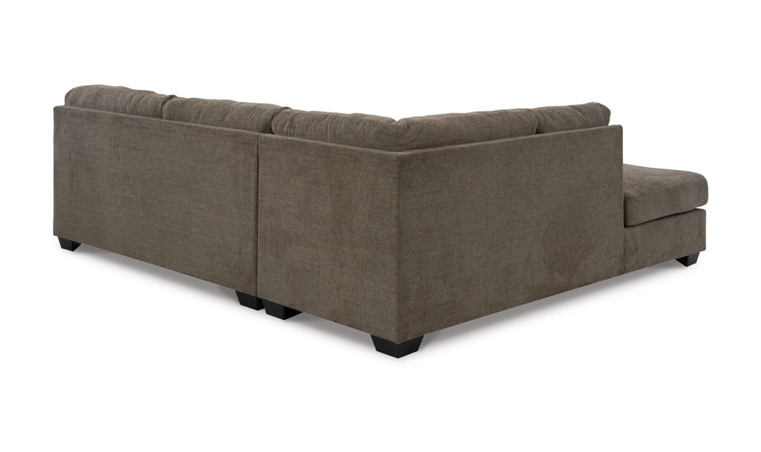Mahoney 2-Piece Full Sleeper Sectional with Chaise In Fabric