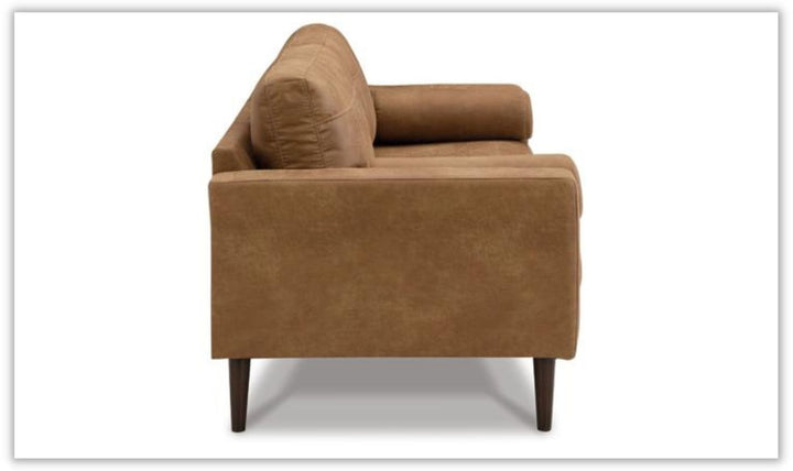Telora Caramel Leather Living Room Set