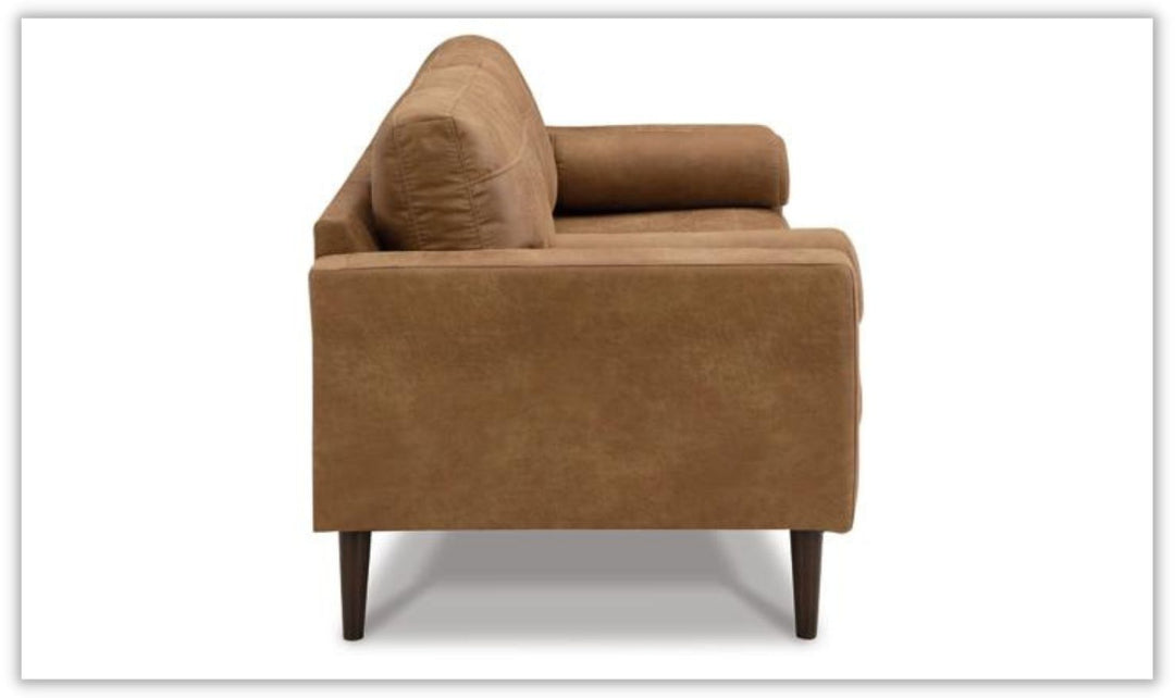 Telora Caramel Leather Living Room Set