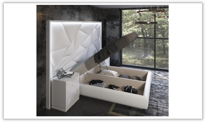 ESF Italia Majesty Bed With Textured Back (King / Queen)