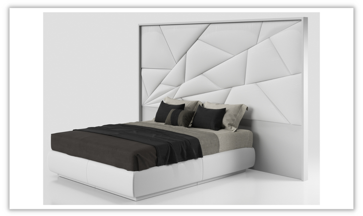 ESF Italia Majesty Bed With Textured Back (King / Queen)
