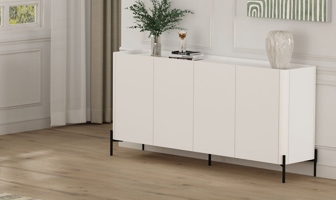 Manhattan Comfort Abbey Wooden Sideboard-JenniferFurniture