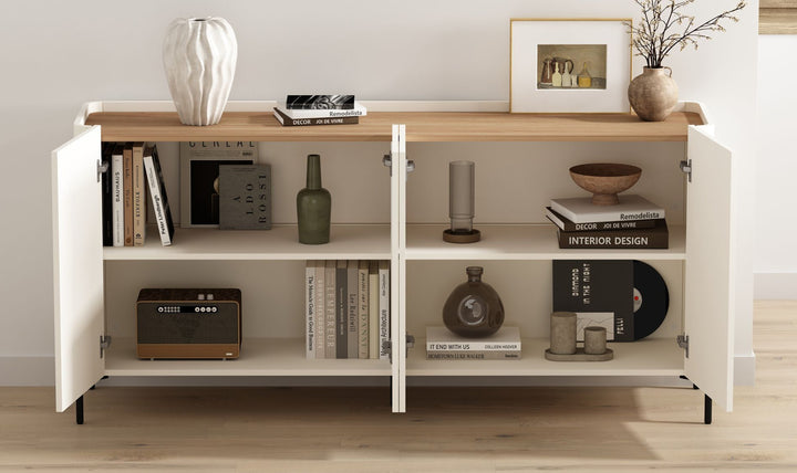Manhattan Comfort Abbey Wooden Sideboard-JenniferFurniture