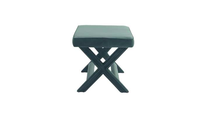 Manhattan Comfort Abigail Mid-Century Modern Velvet Upholstered Bench-Jennifer Furniture