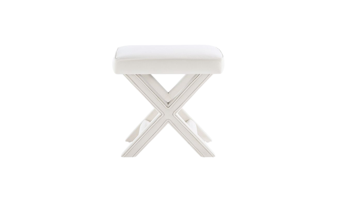 Manhattan Comfort Abigail Upholstered Velvet Accent Bench-Jennifer Furniture