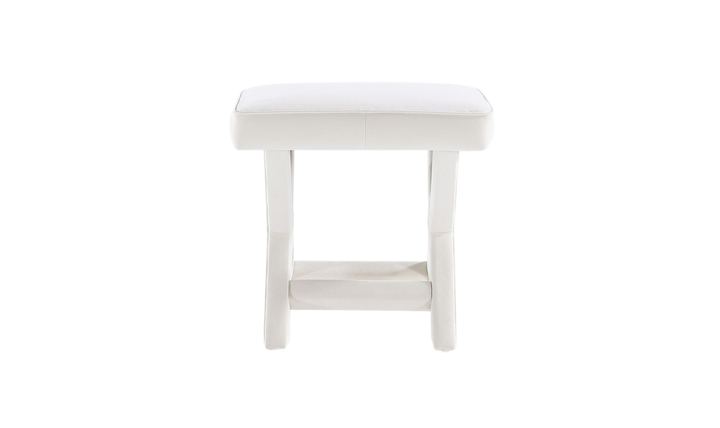 Manhattan Comfort Abigail Upholstered Velvet Accent Bench-Jennifer Furniture