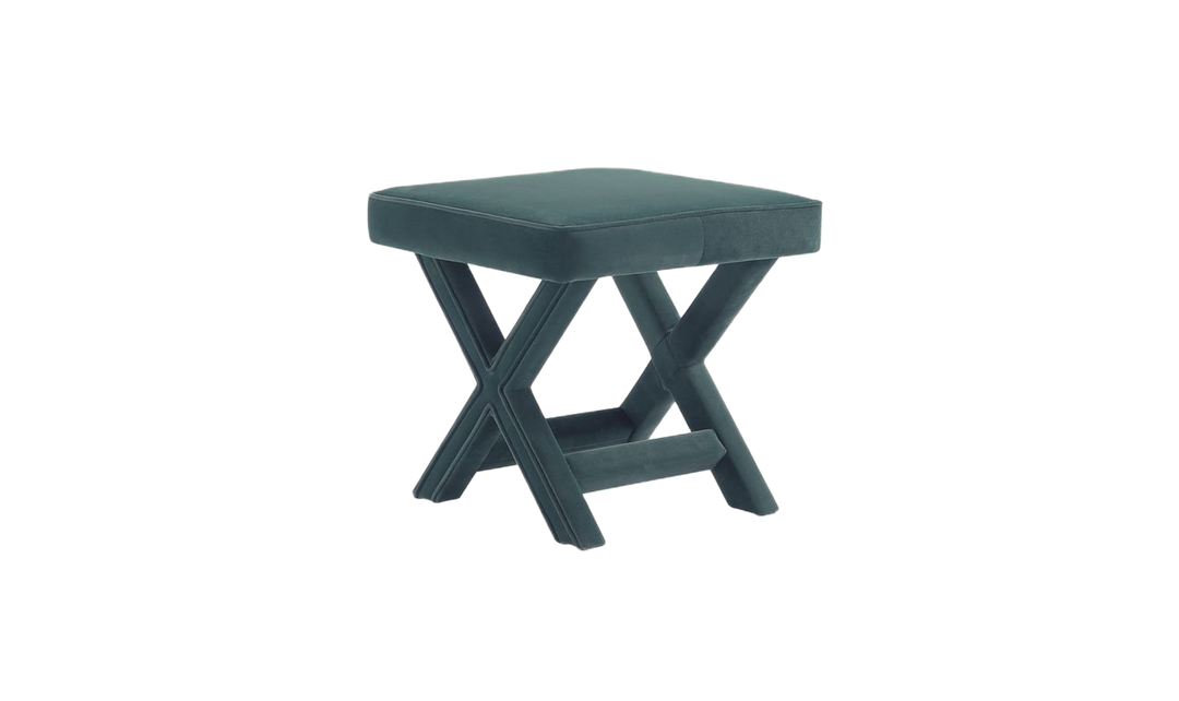 Manhattan Comfort Abigail Upholstered Velvet Accent Bench-Jennifer Furniture