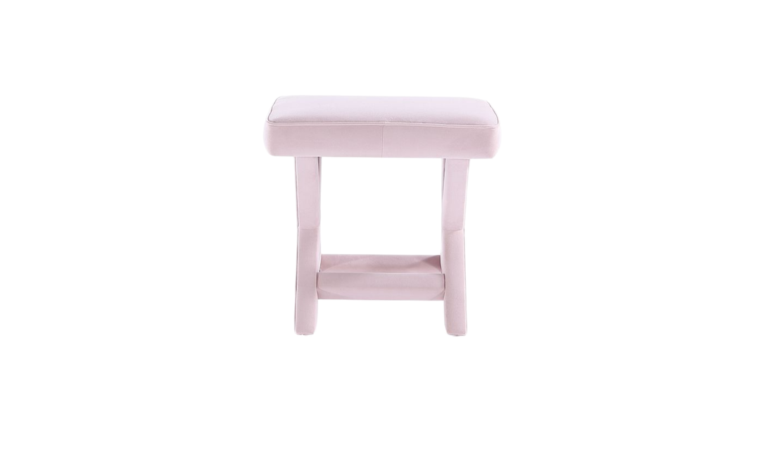 Manhattan Comfort Abigail Upholstered Velvet Accent Bench-Jennifer Furniture