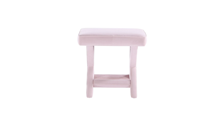 Manhattan Comfort Abigail Upholstered Velvet Accent Bench-Jennifer Furniture
