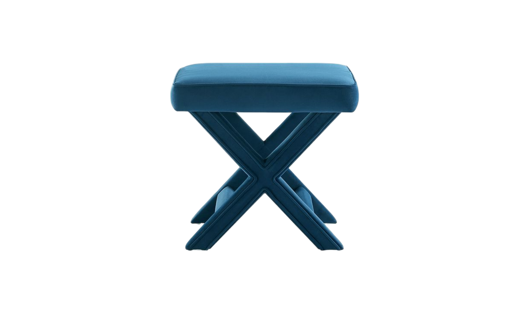 Manhattan Comfort Abigail Upholstered Velvet Accent Bench-Jennifer Furniture