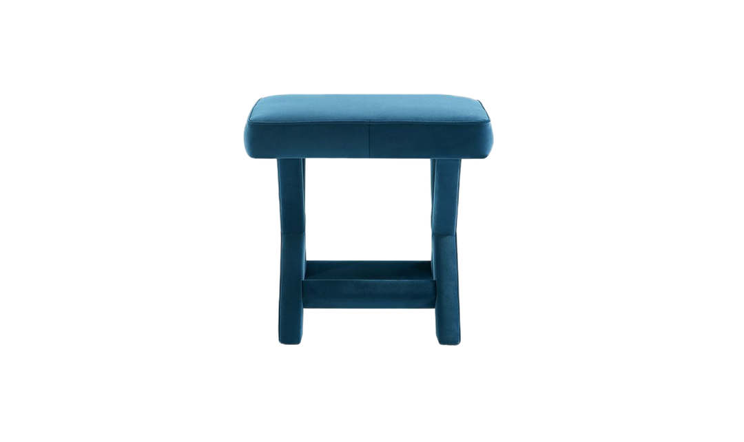 Manhattan Comfort Abigail Upholstered Velvet Accent Bench-Jennifer Furniture