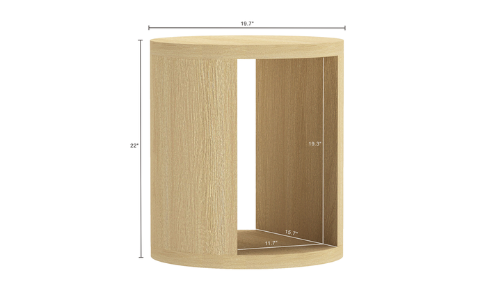 Manhattan Comfort Alure Wooden End Table