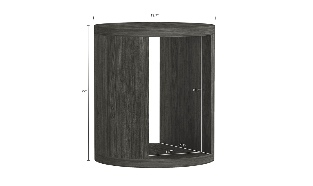 Manhattan Comfort Alure Wooden End Table