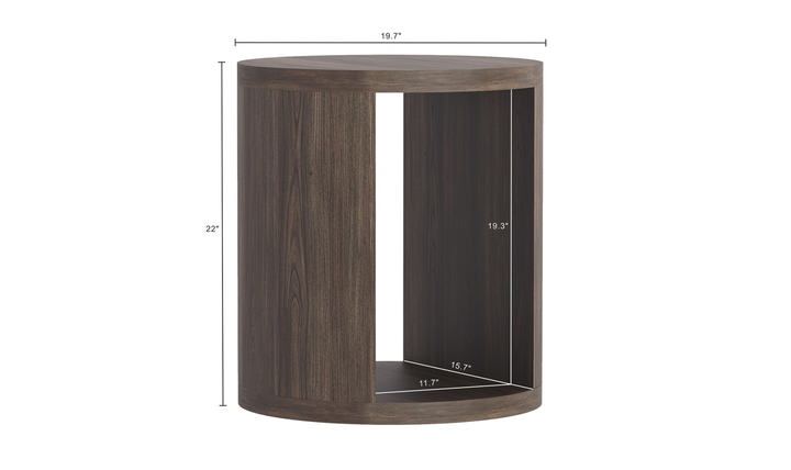 Manhattan Comfort Alure Wooden End Table