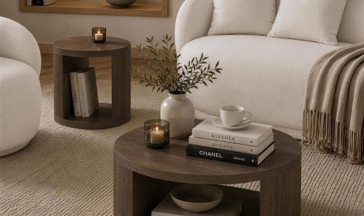 Manhattan Comfort Alure Wooden End Table