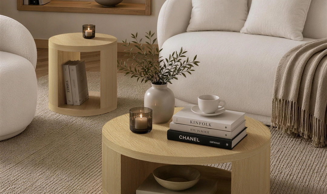 Manhattan Comfort Alure Wooden End Table