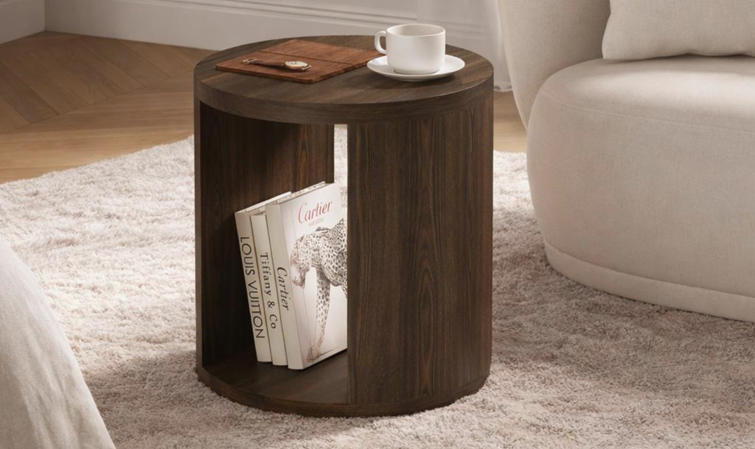 Manhattan Comfort Alure Wooden End Table
