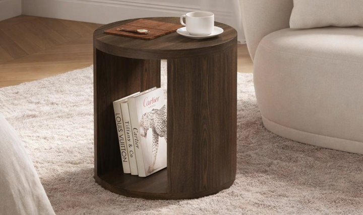 Manhattan Comfort Alure Wooden End Table