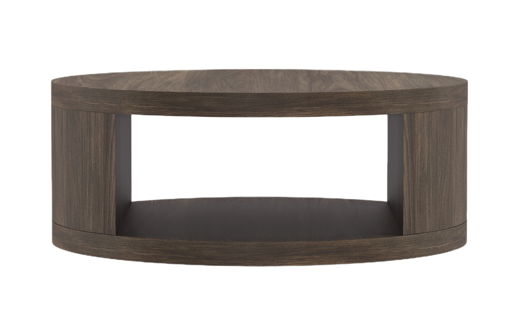 Manhattan Comfort Alure Wooden Round Coffee Table-jennifer