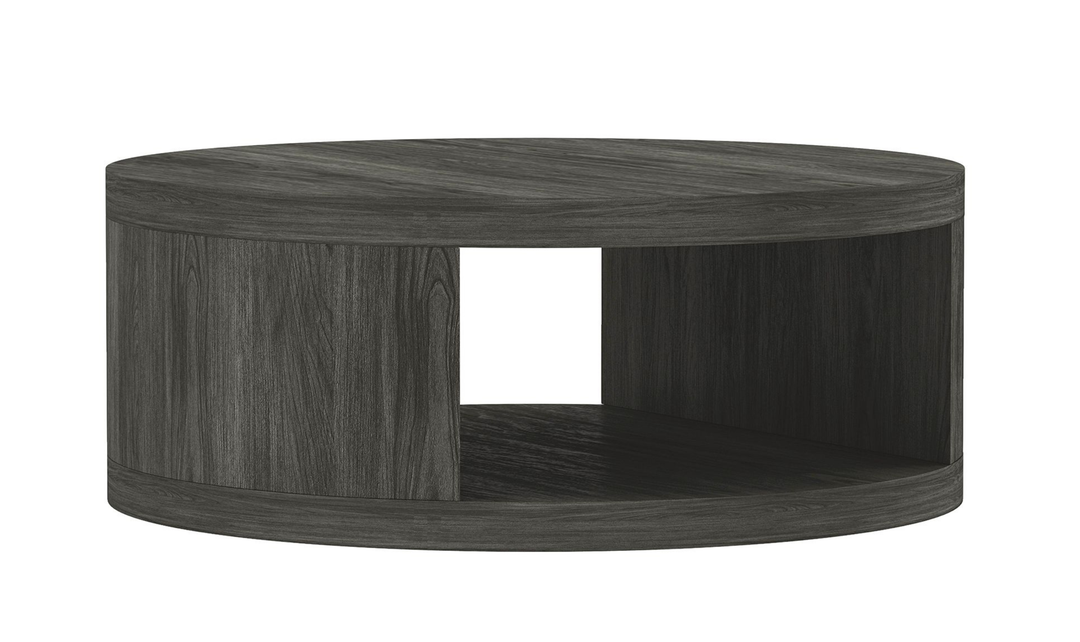 Manhattan Comfort Alure Wooden Round Coffee Table-jennifer