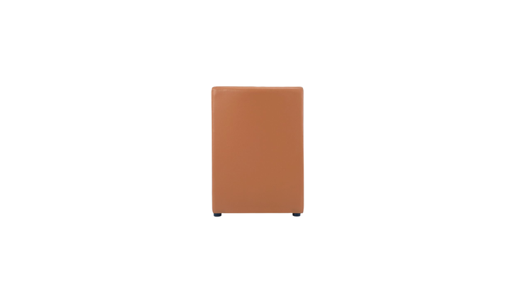 Manhattan Comfort Anna Square Vegan Leather Armchair-Jennifer Furniture