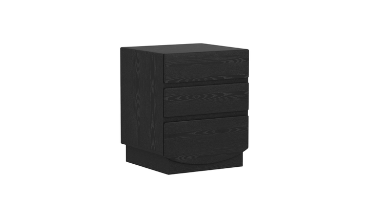 Manhattan Comfort Ardea Wooden Nightstand With Three Drawers-Jennifer Furniture
