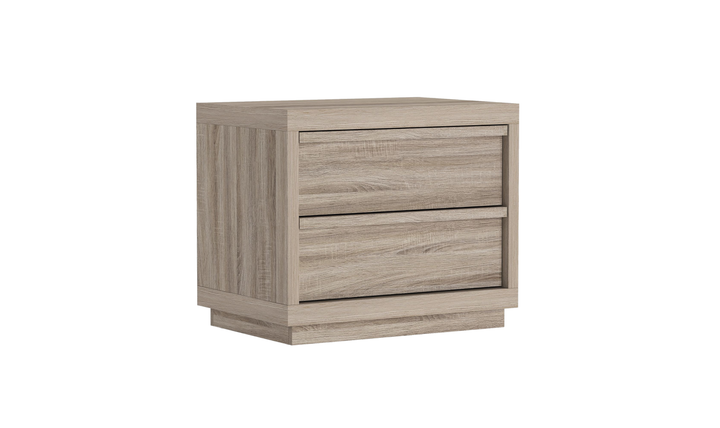 Manhattan Comfort Navis Nightstand With Two Drawers-Jennifer Furniture