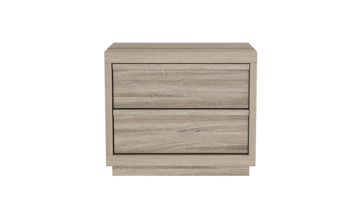 Manhattan Comfort Navis Nightstand With Two Drawers-Jennifer Furniture