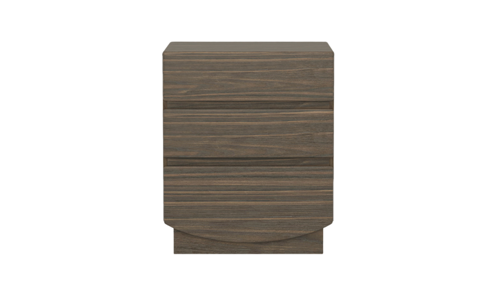 Manhattan Comfort Ardea Wooden Nightstand With Three Drawers-Jennifer Furniture