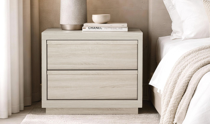 Manhattan Comfort Navis Nightstand With Two Drawers-Jennifer Furniture
