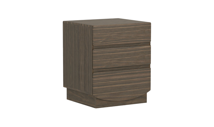 Manhattan Comfort Ardea Wooden Nightstand With Three Drawers-Jennifer Furniture