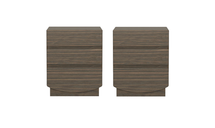 Manhattan Comfort Ardea Wooden Nightstand With Three Drawers-Jennifer Furniture