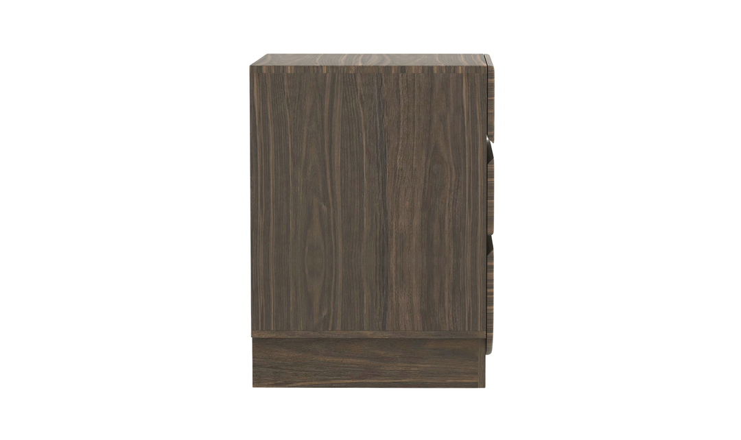 Manhattan Comfort Ardea Wooden Nightstand With Three Drawers-Jennifer Furniture