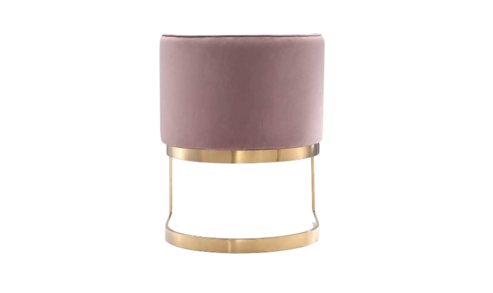 Manhattan Comfort Aura Velvet Metal Dining Chair-Jennifer Furniture