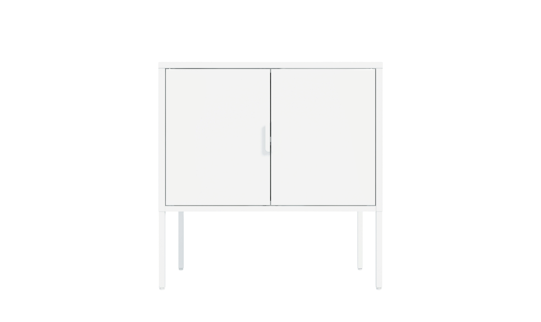 Manhattan Comfort Ava Metal Accent Cabinet With Adjustable Shelves