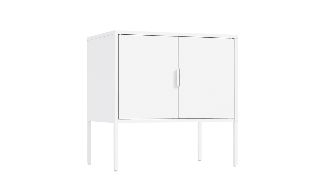 Manhattan Comfort Ava Metal Accent Cabinet With Adjustable Shelves