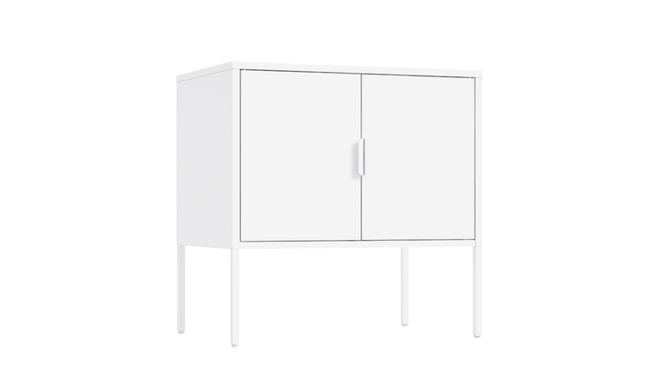 Manhattan Comfort Ava Metal Accent Cabinet With Adjustable Shelves