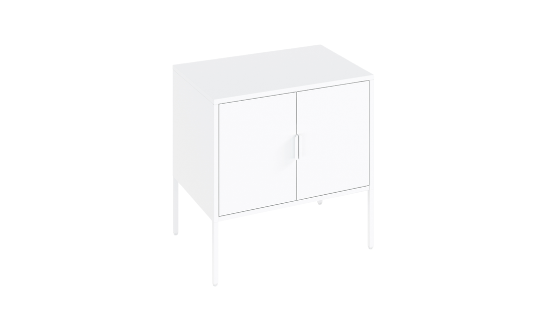 Manhattan Comfort Ava Metal Accent Cabinet With Adjustable Shelves