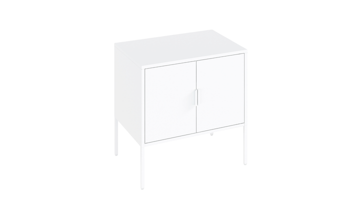 Manhattan Comfort Ava Metal Accent Cabinet With Adjustable Shelves