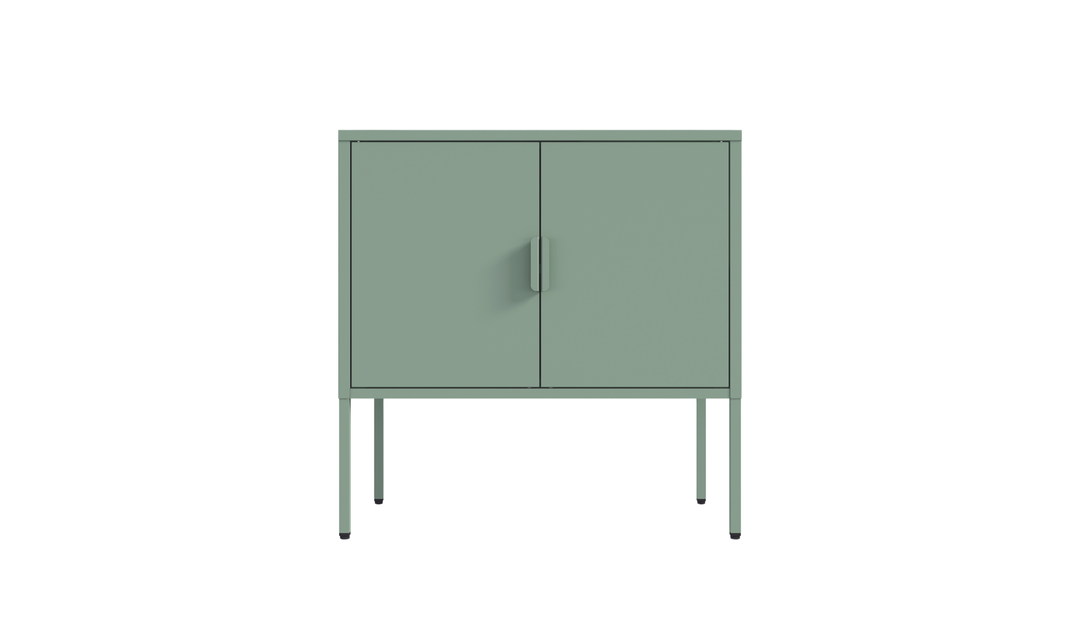Manhattan Comfort Ava Metal Accent Cabinet With Adjustable Shelves