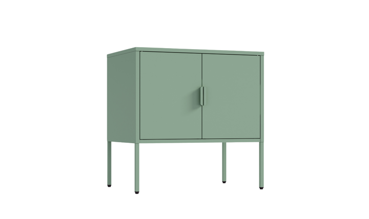 Manhattan Comfort Ava Metal Accent Cabinet With Adjustable Shelves